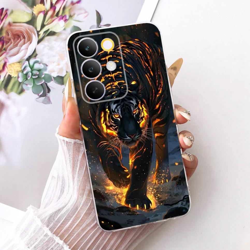 Dragon Tiger Cool Style Pattern Phone Case For Realme C85 Pro C 85 Casing Realme 15X India Soft Silicone Transparent Cover
