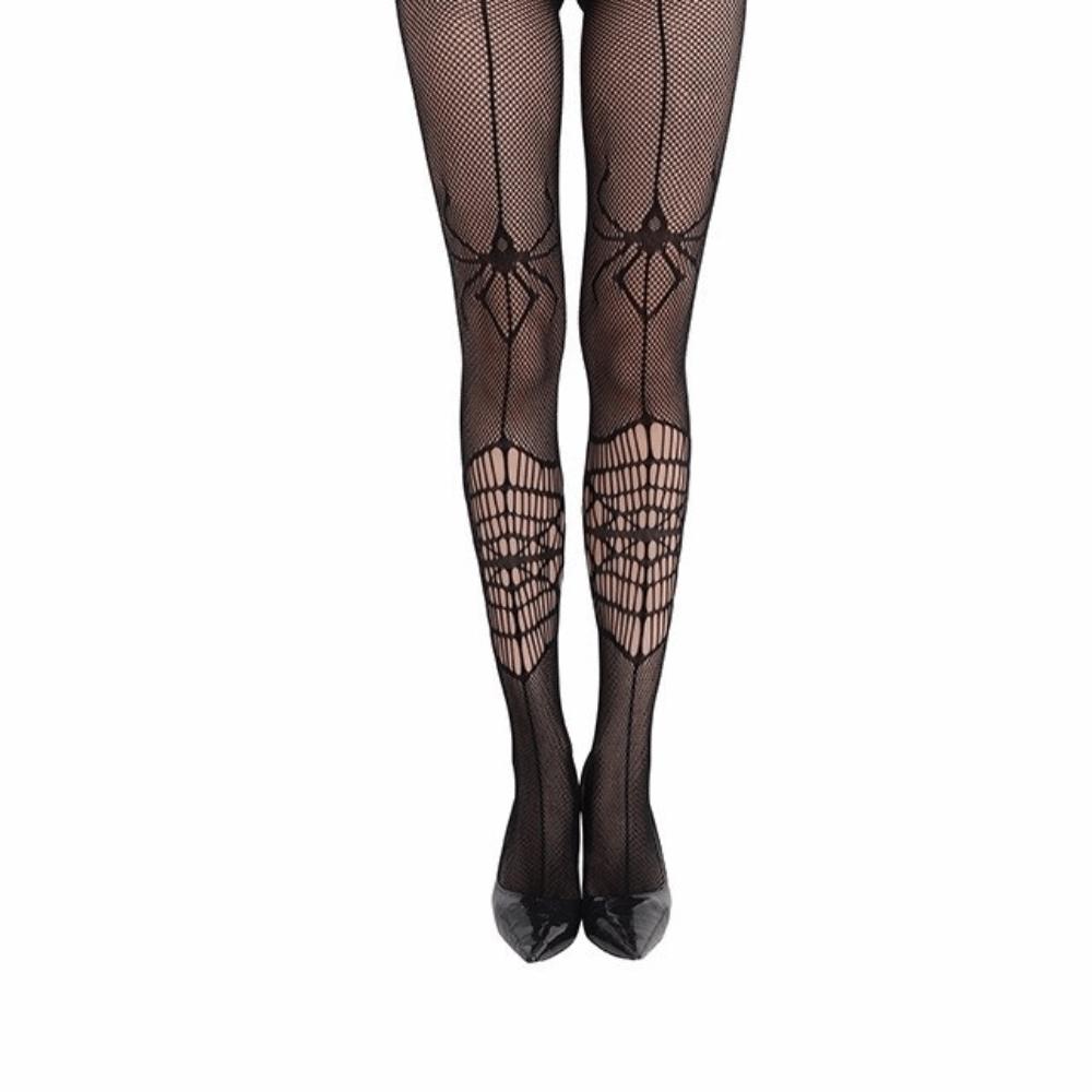 Hollowed Out Halloween Theme Pantyhose Jacquard Spider Web Pantyhose Party