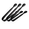 3pcs Stainless Steel Ice Cube Sugar Tongs Thickened Non Slip Bread Meat Fruit Clamp Ice Clamp Tool Cocktail Ice Tongs Coffee Bar