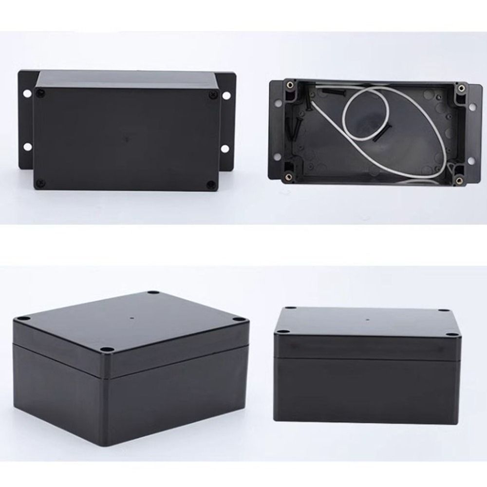 ABS Kunststoff DIY Gehäuse Instrument Elektronik Projektbox Schwarz Powerbox Elektronik Projekt