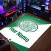 Crystal Velvet Rug Celtic FC Print Custom Name Text Floor Mat Home Decor