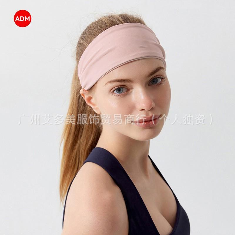 Moisture-Wicking Sport Headband Yoga Running Fitness Women Hair Tie Sweatband Lightweight Accessory