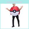 Pokemon Poke Ball Halloween Cosplay Kostüm mit Polyestermaterial für Erwachsene