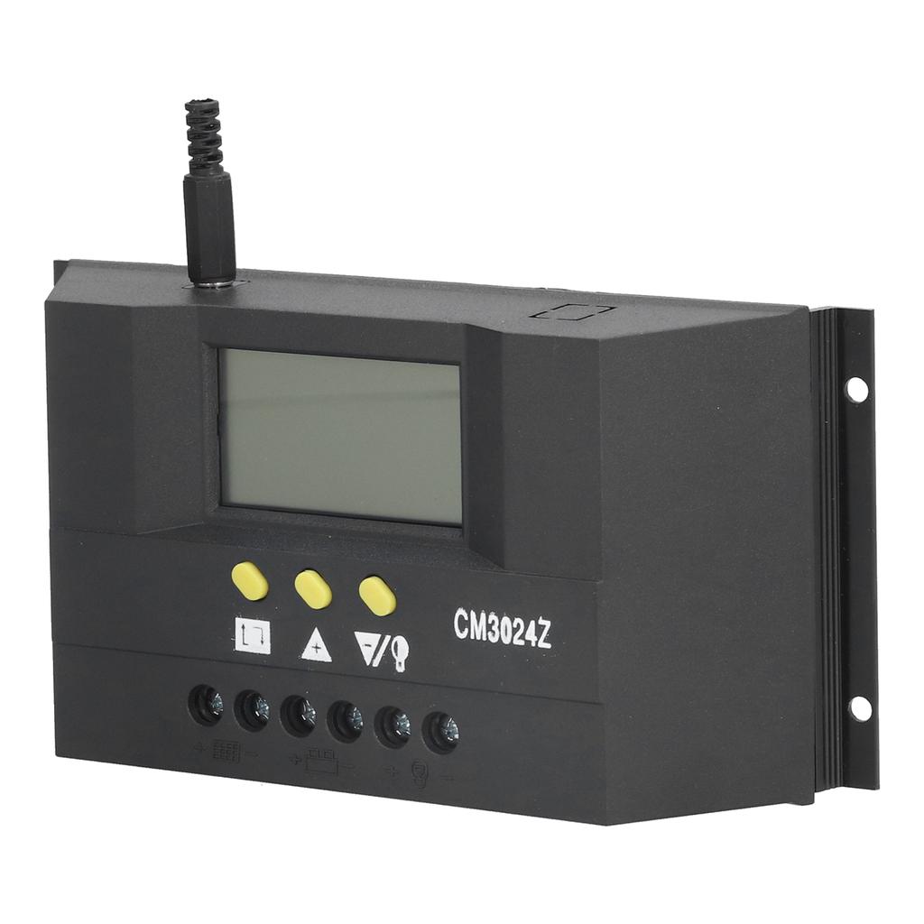 CM3024Z 30A Solcelleladeregulator LCD PWM Laderegulator Fotovoltaisk Regulator