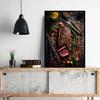 Juicy Hamburger Dessert Food Food Print Canvas Painting Wall Picture for Kitchen Room Modern Restaurant Bar Home Decor Poster