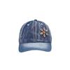 Autumn New Colored Diamond Decorative Denim Baseball Cap Fashion Trend Couple Cap Outdoor Casual Windproof Hat
