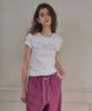 CITTA Signature Stud Logo Slim Fit T-Shirt_Ctt3025(White)