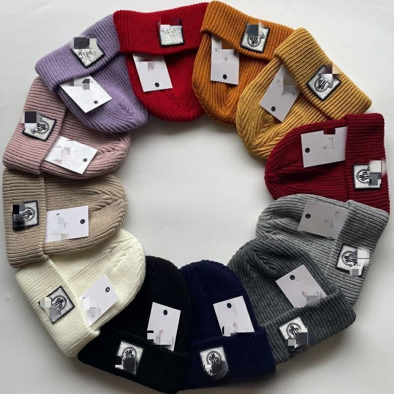 Knitted Hat Winter Outdoor Windproof Cold Proof Fashion Solid Color Warm Hat