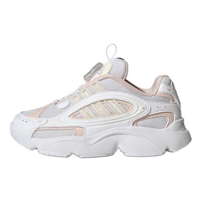 Originals Ozmillen Boa Schoenen Comfortabel Veelzijdig Lage Casual Schoenen Kinderschoenen Wit Lichtroze HQ0276