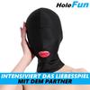 HoleFun Head Mask Bondage Fetish SM BDSM Sex Toy Mask Mouth Opening 1-Hole