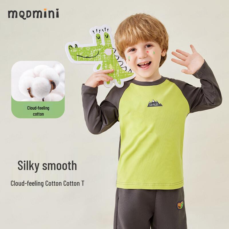 MQDMINI Boy s Long Sleeve Raglan T-shirt 110