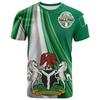 Nigeria Flag Men's T-shirts Nigerian Emblem Graphic Print Africa Clothing Ropa Hombre Summer Oversized Short Sleeve Male Tops