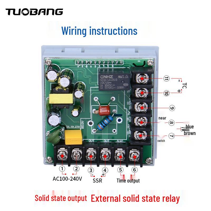 TS700 LCD 3-in-1 Temperature and Time Controller for Heat Press Machines