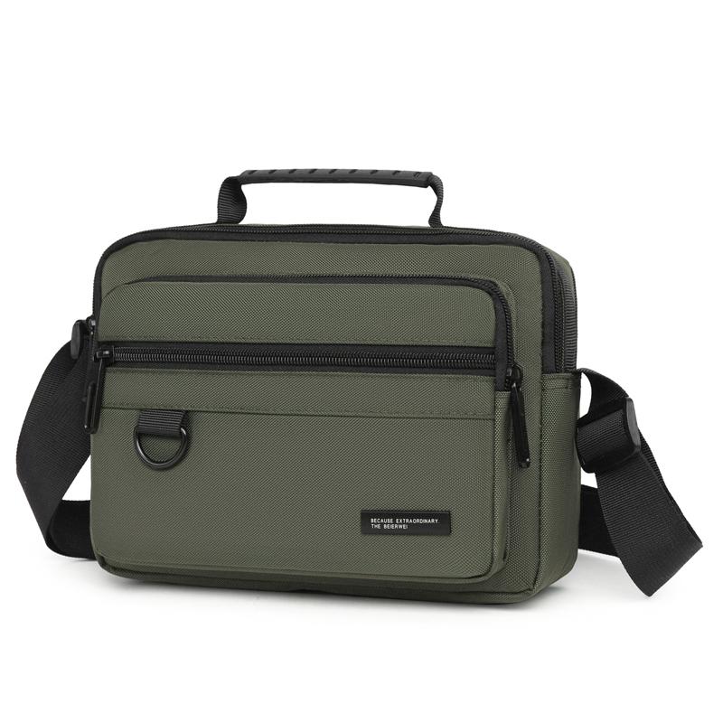 Men's Business Casual Shoulder Bag - Spacious Waterproof Messenger with Organizer Pockets