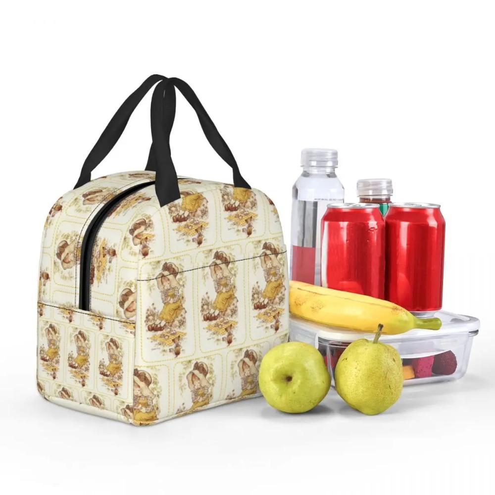 Sac à lunch isotherme Sarah Kay Swing Girl pour femmes, glacière de bureau, boîte alimentaire thermique, sac fourre-tout, boîtes à lunch portables, conteneur
