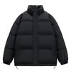 Unisex Oversized Puffer Jacket Winter Warm Cotton Coat Stand Collar Loose Fit Streetwear Outerwear