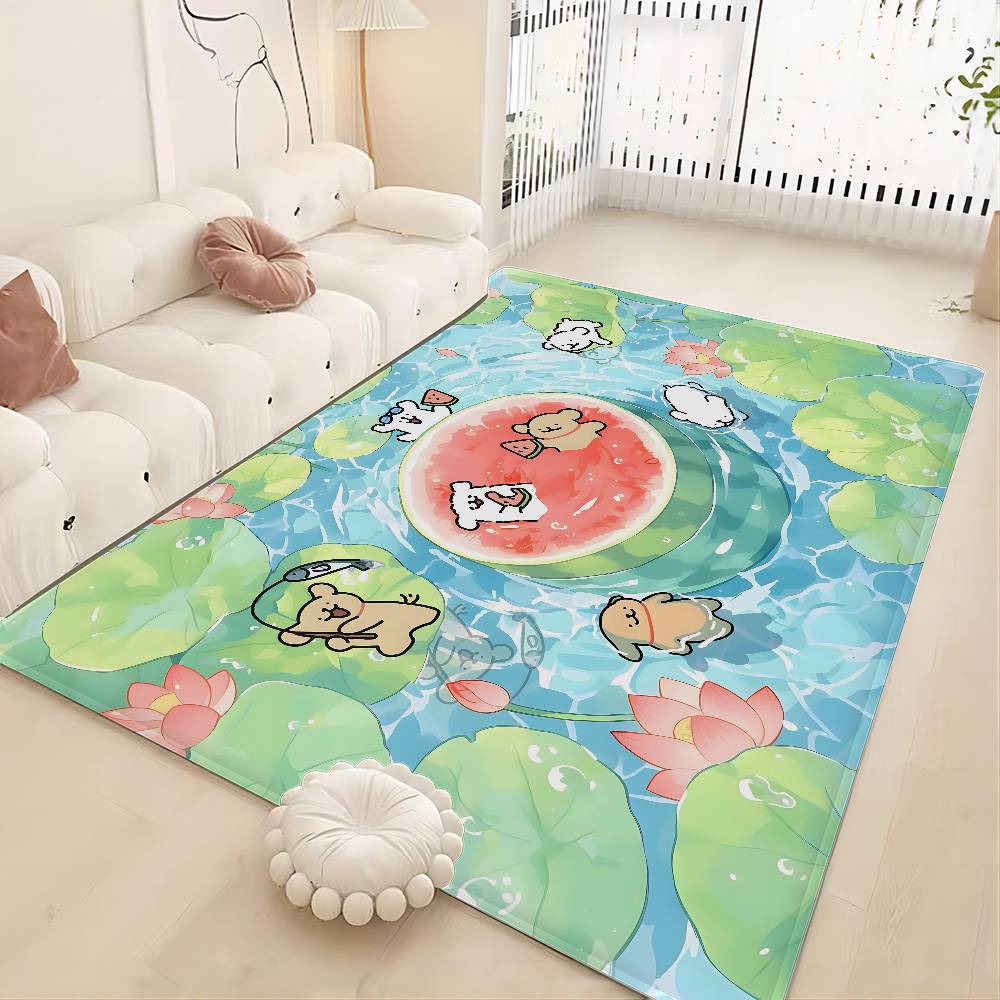 Pop Maltese Anime Cute Dog Floor Mat Cheaper Anti-slip Modern Living Room Balcony Printed Bedside Mats