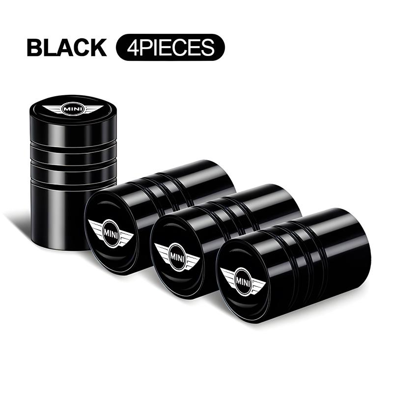 

4Pcs Car Tire Valve Cover Aluminum Alloy Car Wheel Tire Valve Caps For MINI One Cooper R56 JCW Countryman Clubman Cabrio Paceman