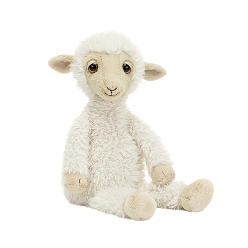JELLYCAT Farm Animal Series Fluffy Belly Sheep Fun Doll Plush Doll 40cm High