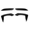 4Pcs Front Bumper Grille Fog Light Spoiler Set ABS Improve Sporty Appearance Front Bumper Splitter for F80 F82 F8  4