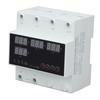 Automatic Transfer Switch ATS 63A 3PH LED Display Adjustable Voltage Protector for Generator