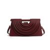European And American Style Woven Fashion All-Match Retro Women Handbag Ladies Solid Color Portable Shoulder Messenger Bags