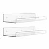 2pcs 12 Inch Wall Mounted Plant Shelf Vertical Design Plant Display Rack Floating Shelf  Indoor Use
