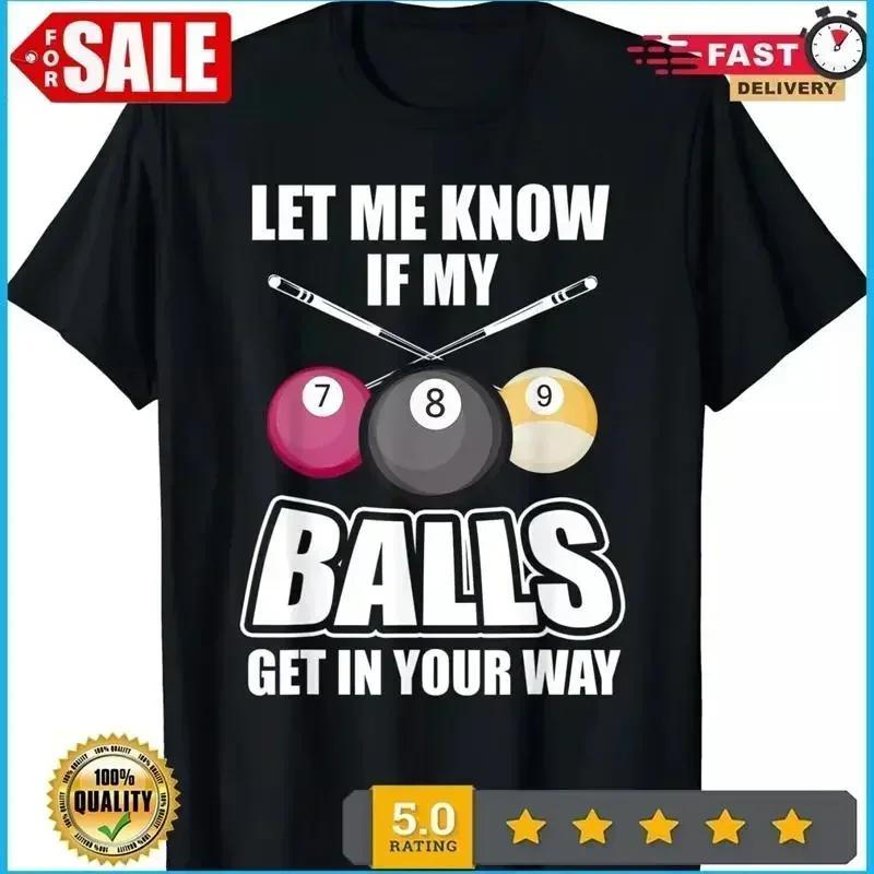 New Limited Billiard 8 Ball Play Pool Table Cue Stick T Shirt