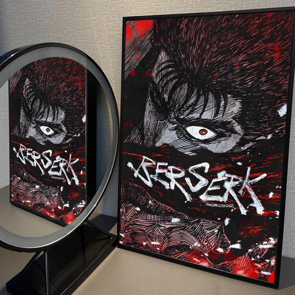 Amine BERSERK Poster Home Furnishing Highend Kraft paper Poster Wall Painting Study Home Living Room Decoration