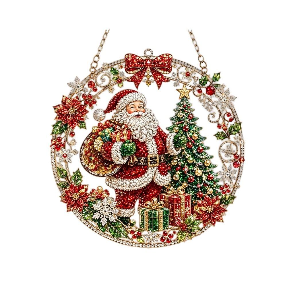 Pearl Beads Christmas Diamond Painting Set Diamond Painting Pendant  Christmas Decoration
