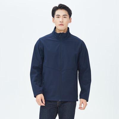 Men's Windproof Waffle Fleece Lined Outdoor Jacket