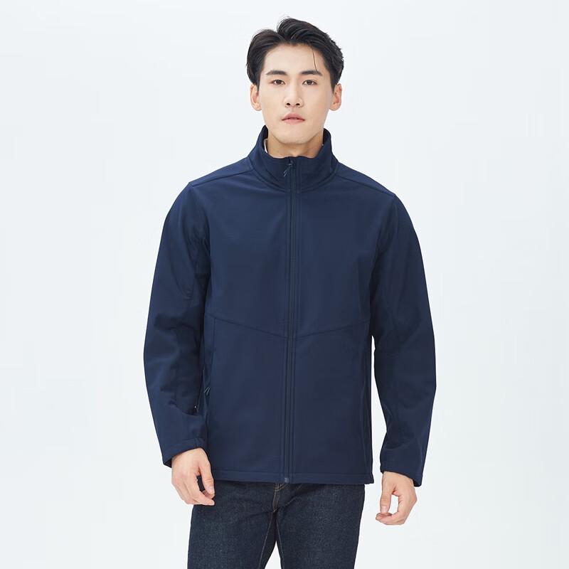 Men's Stand Collar Softshell Jacket