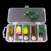 Topwater Frog Lures Set Realistic Appearance Sharp Hook Design Frog Artificial Soft Baits Freshwater Simulated Frog Lures