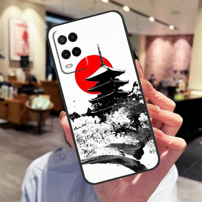 Japanese Temple Kyoto Case For Oppo A94 A74 A54 A18 A38 A58 A78 A98 A40 A60 A80 A16 A76 A96 A15 A17 A77 A57S Cover