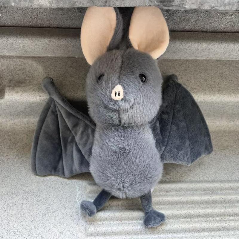 Super Cute And Funny Halloween Bat Pig Doll Fun Plush Toy Dormitory New Funny Bat Plush Toy Ugly Cute Rag Doll Collection