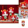 Mahjong Fortune Horse Plush Toy For New Year Gift Kids Collectors Item