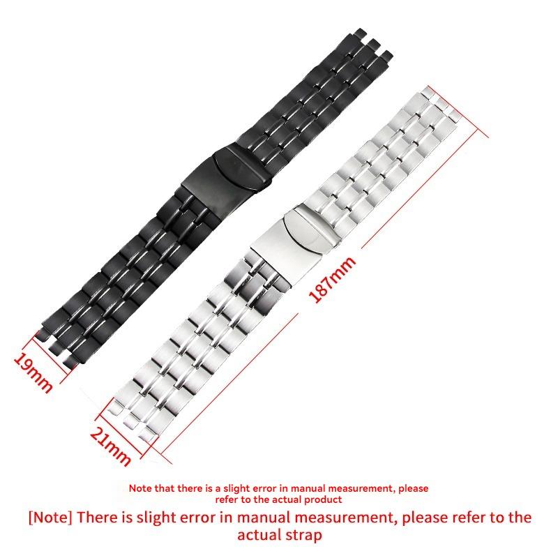 17mm 19mm 20mm 21mm Metallarmband für Swatch YCS YVS YCS Uhrenarmband YCS443G YGS749 471 495 Herren Damen Edelstahl Kette Armband