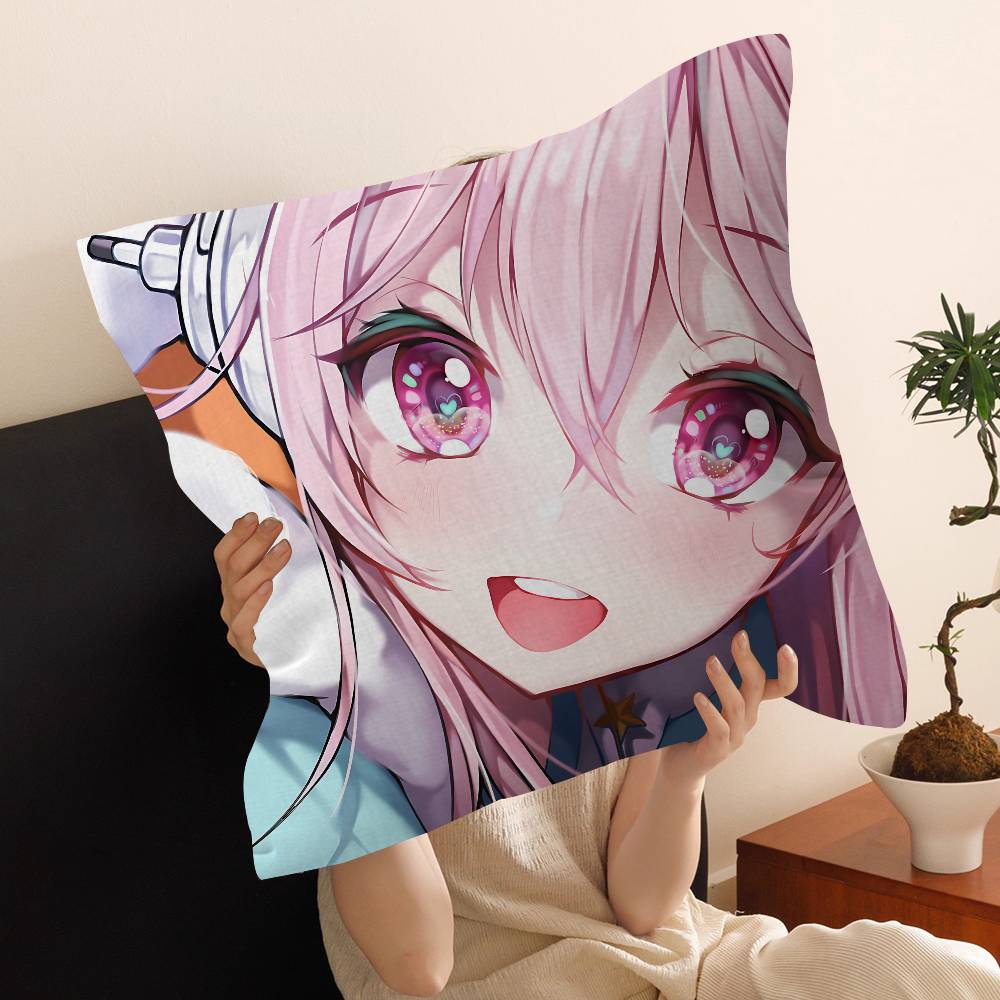 SSuper Sonico Personalized Pillow Dust Cover Bedroom Kids Party Decoration Pillowcase Birthday Children Gift