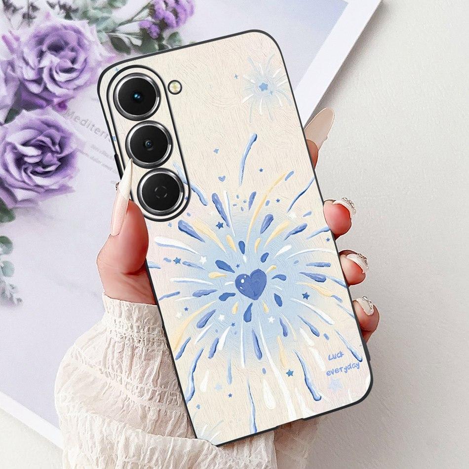 For Tecno Spark 40 Pro / 40 Pro+ Elegant Floral Butterfly Phone Case For Tecno Spark 40Pro Plus KM6 KM7 Soft Silicone TPU Cases