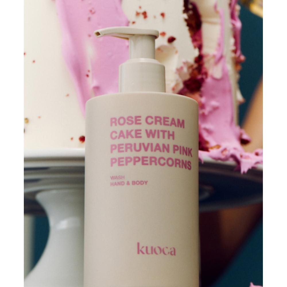 Kuoca Rose Cake Hand   Body Wash 300ml NONE