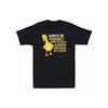 Men's Fun Duck Pattern T-Shirt  Always Be Yoursel Funless You Can Be a Duck Quotes Soft Cotton
