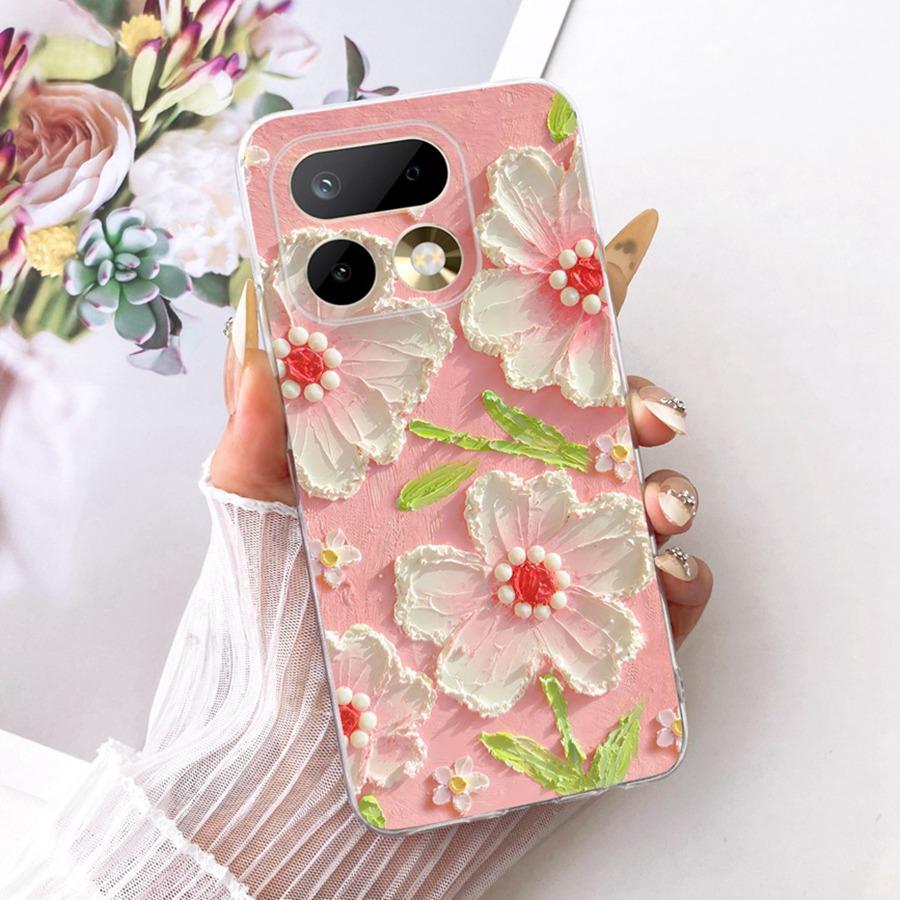 For Realme 16 Pro Case Flowers Butterfly Painted Cover Soft Silicone Casing For Realme16 16Pro 16 Pro+ Plus Phone Case