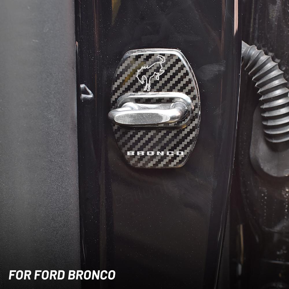 For Bronco Sport 2-Door 4-Door Stainless Steel Door Arm Protection Cover Trim Interior Accessories Ford Bronco