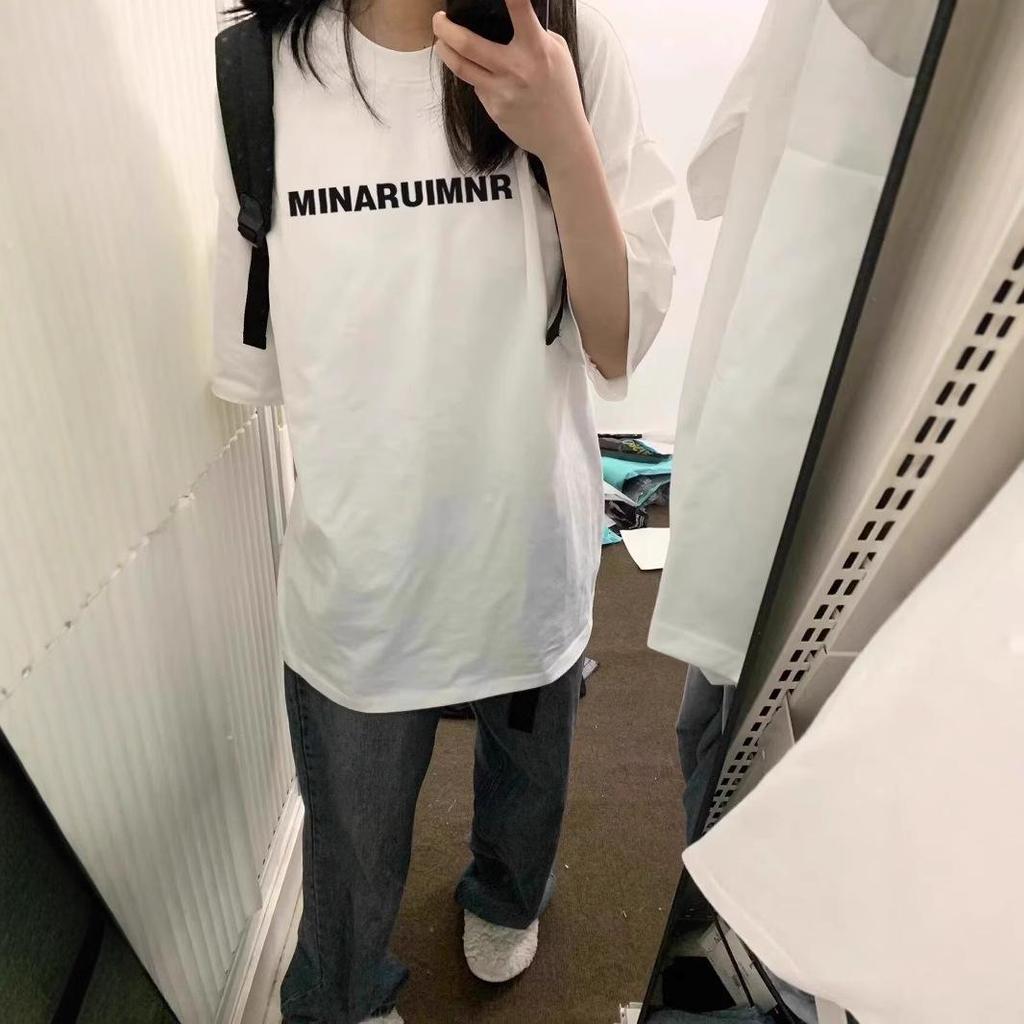 Dams retro svarta bomulls-t-shirt med halvärm, Sommar 2025