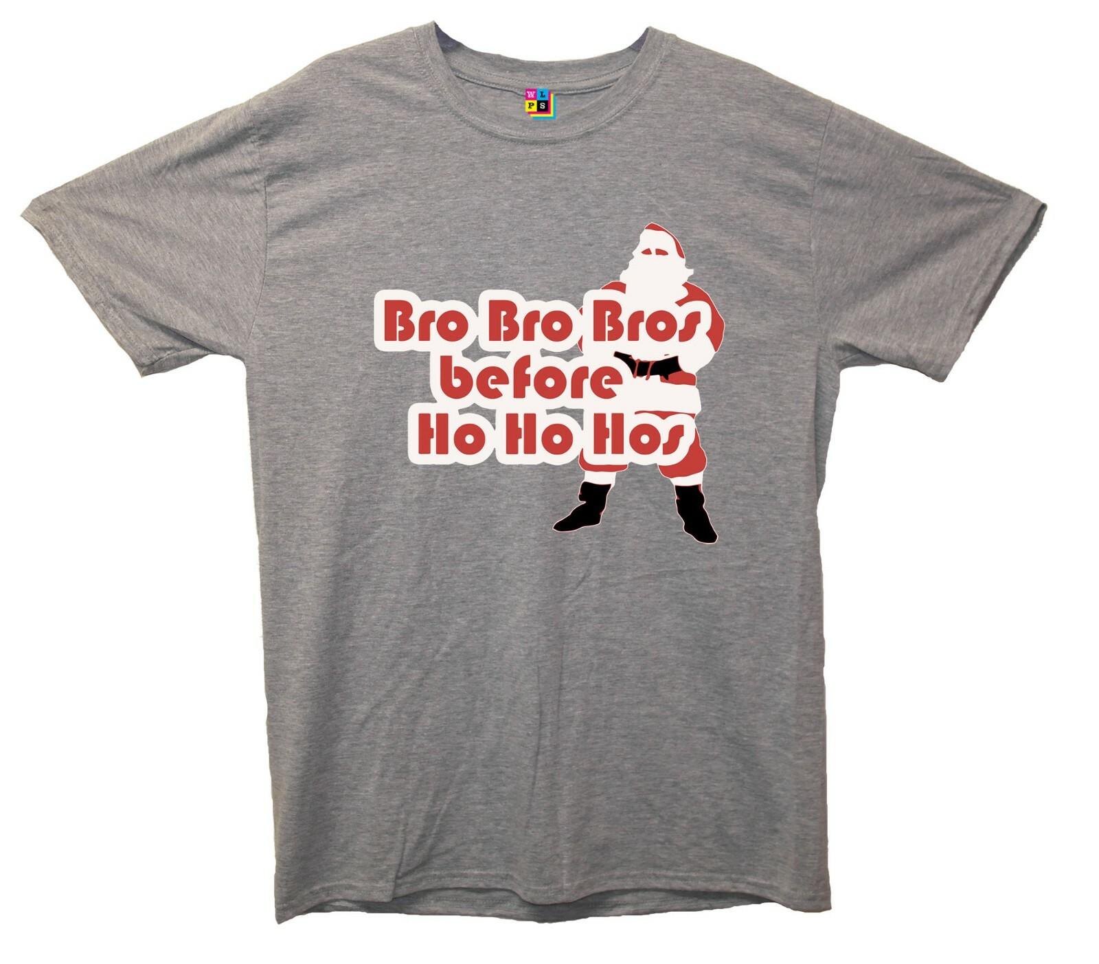 Bros Before Ho s Santa Christmas Printed T-Shirt S разноцветный