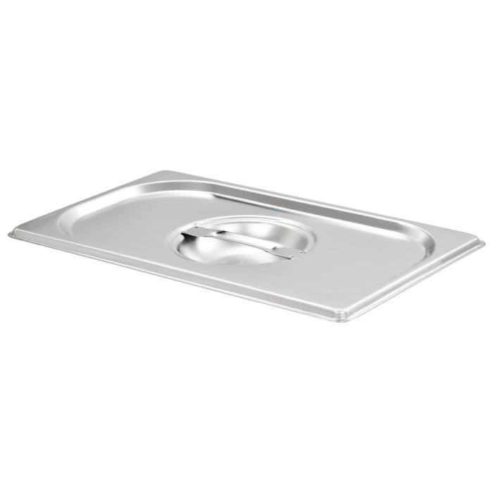 Tray Lids 4 Pcs GN 1/4 Stainless Steel