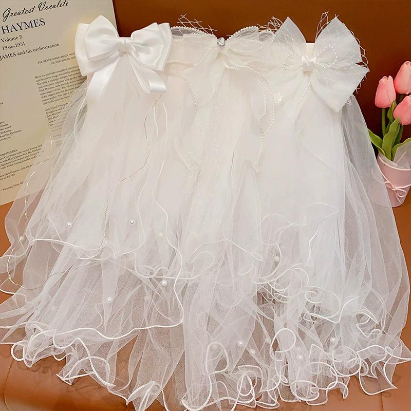 Children's Crown Bow Headcloth, Girl's Super Fairy Luminous Hair Clip, Little Girl Princess Hair Clip, Baby Birthday Headpiece