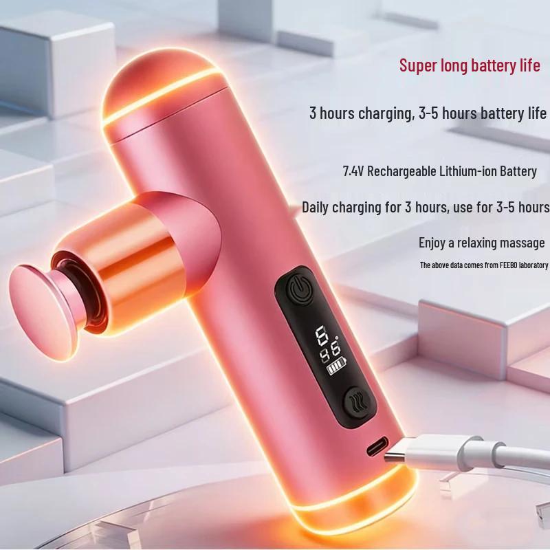 FEEBO Mini Portable Percussion Massage Gun CN plug (adapter included)