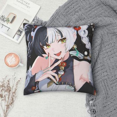 Hot Girl Dialyn Game Anime Square Pillowcase Pillow Cover Cushion Zip Decorative Comfort Throw Pillow for Home Living Room