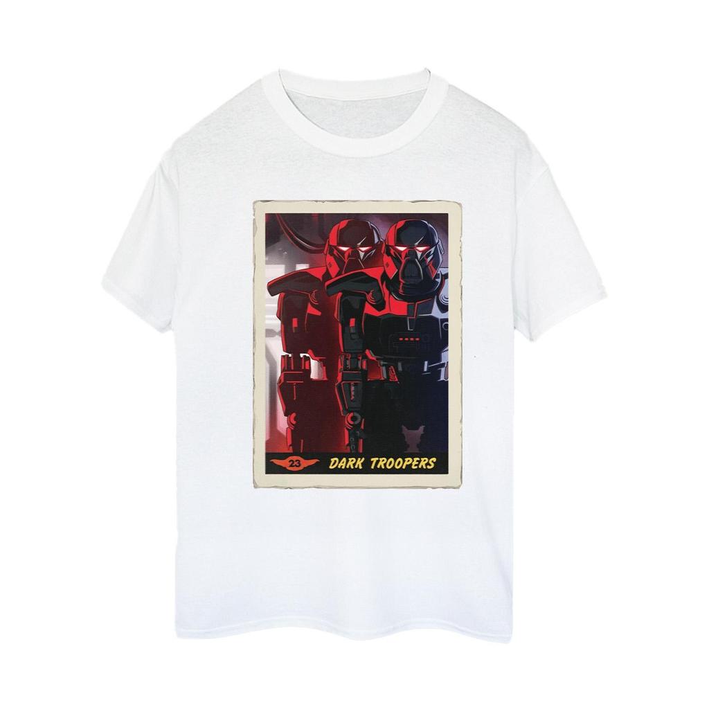 Star Wars Womens/Ladies The Mandalorian Dark Troopers Cotton Boyfriend T-Shirt